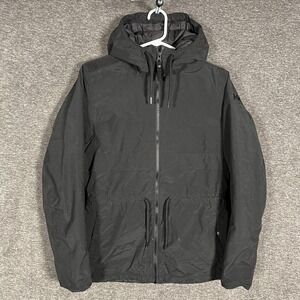 Helly Hansen Jacket Womens Small Black Hooded Waterproof‎ Insulated Coat Rain